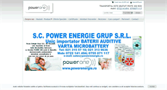 Desktop Screenshot of powerenergie.ro