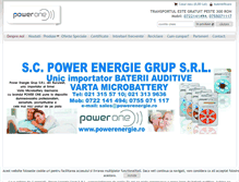 Tablet Screenshot of powerenergie.ro